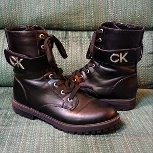 Calvin Klein Women's Grady Side Zip 8M Boots